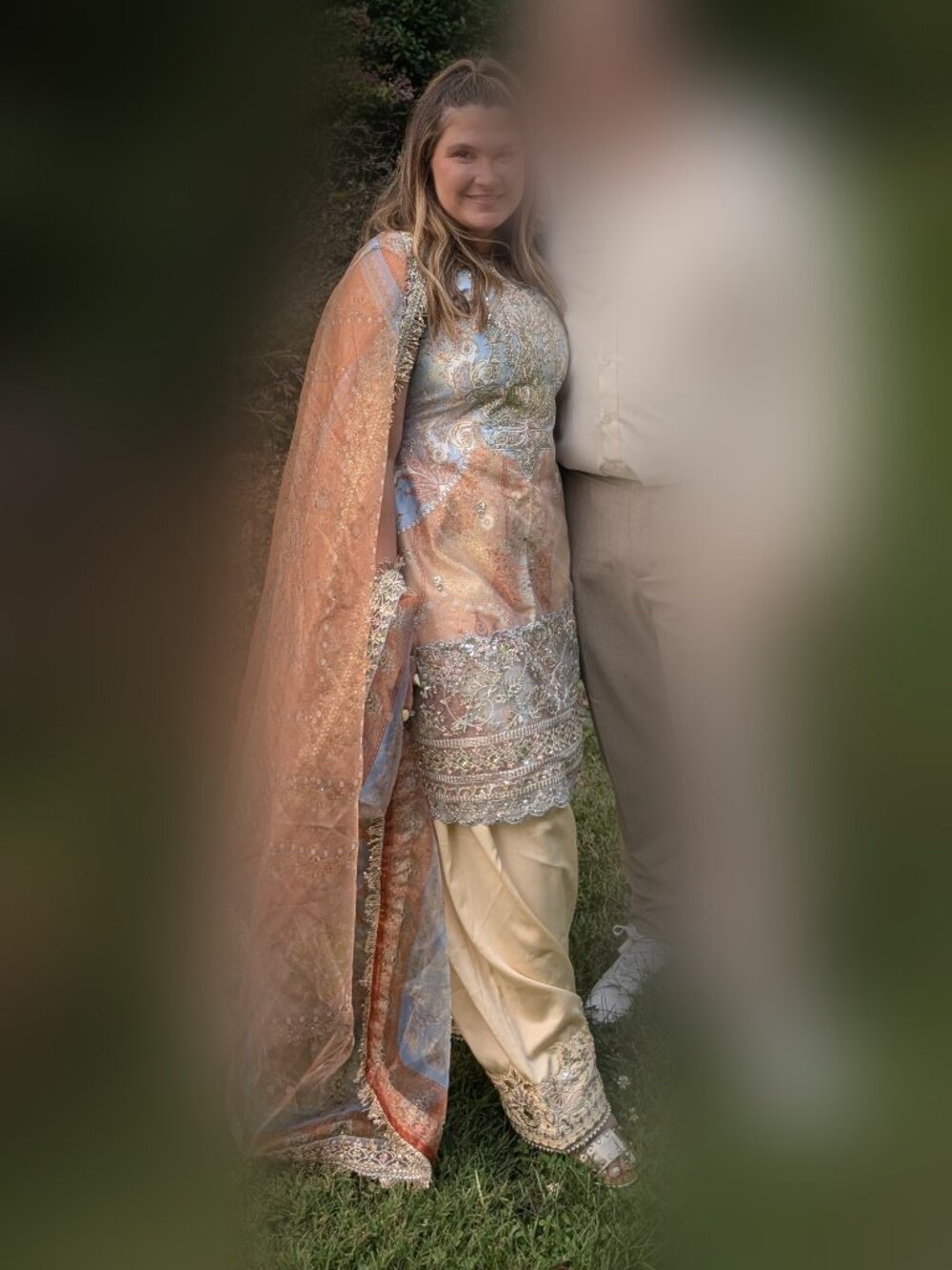 Lashkaraa Soft Yellow Embroidered Patiala Suit 3pc — S